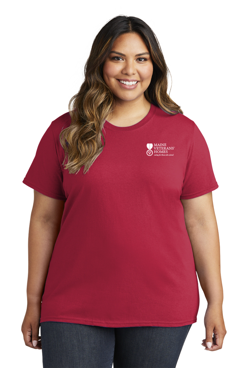 Maine Veterans'-Port & Company® Ladies Core Cotton Tee 1 color